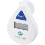 Guitty digital shower timer – White with logo
