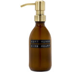 Wellmark Soft Hands 250 ml hand lotion dispenser – Amber heather front view