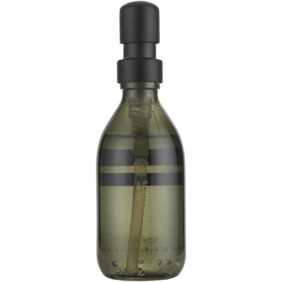 Wellmark Discovery 200 ml hand soap dispenser and 150 g scented candle set - dark amber fragrance – Forest green with logo