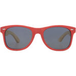 Sun Ray bamboo sunglasses – Red front view