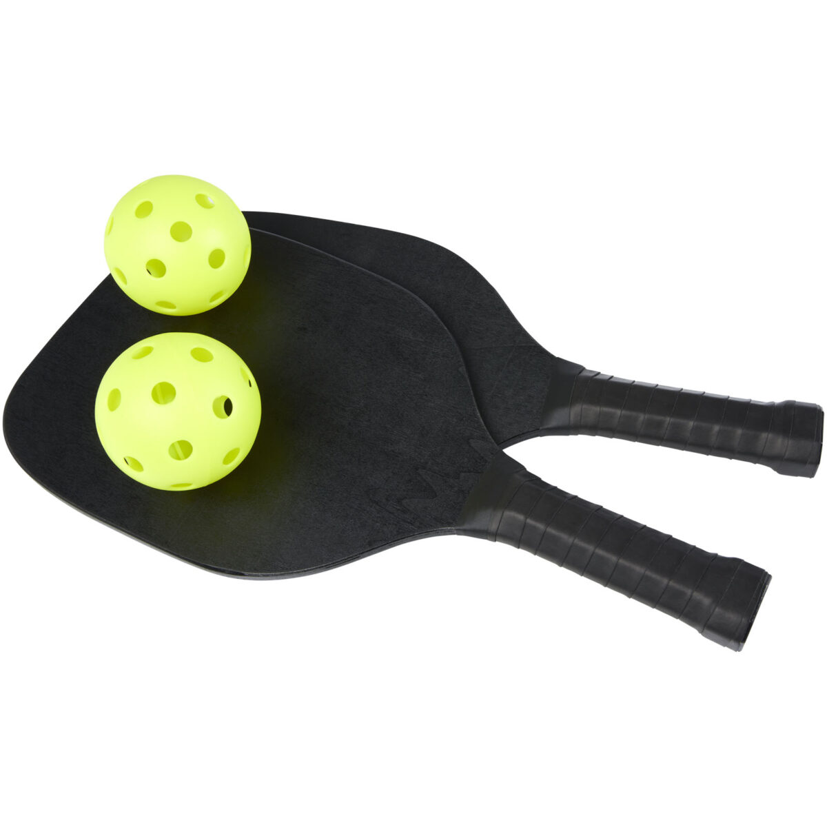Enrique paddle set in mesh pouch – Solid black extra view
