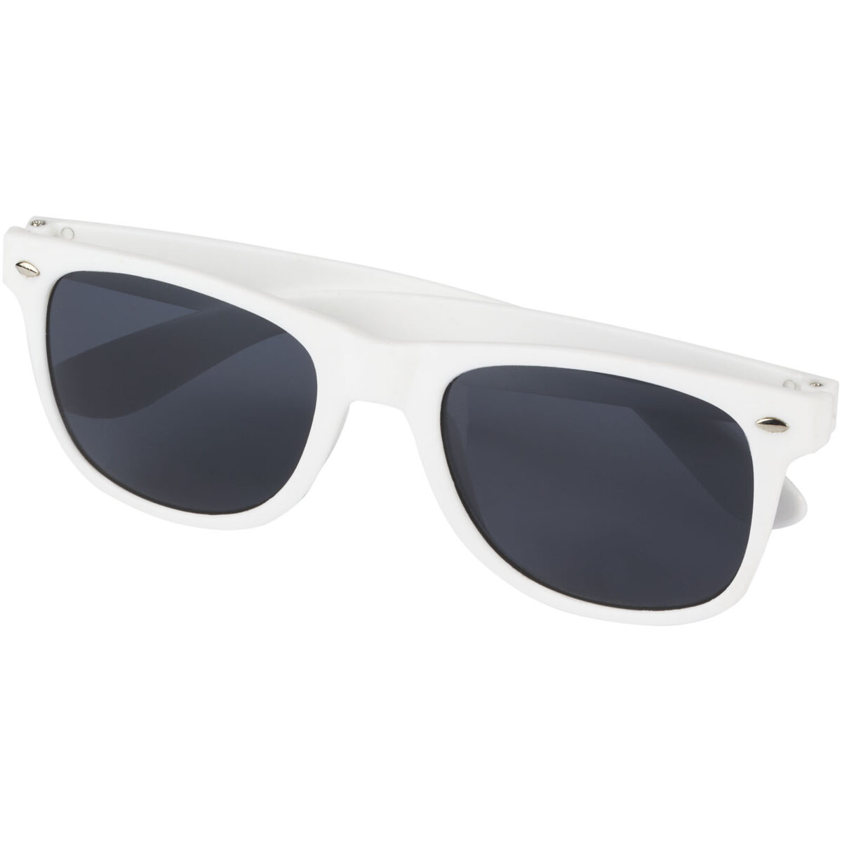 Sun Ray recycled plastic sunglasses – White extra view