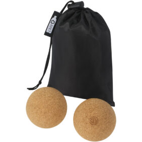 Trikona cork yoga ball - set of 2 – Natural with logo
