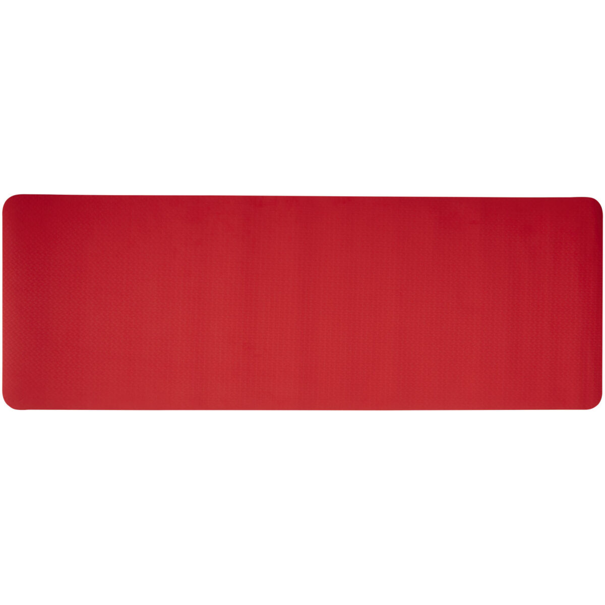 Virabha recycled TPE yoga mat – Red front view
