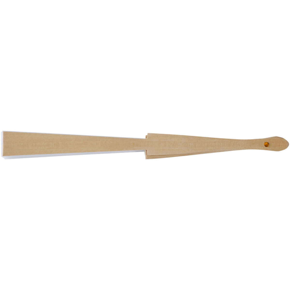 Manuela hand fan – White front view
