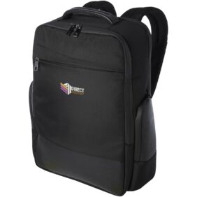 Expedition Pro 15.6" GRS recycled laptop backpack 25L – Solid black with logo
