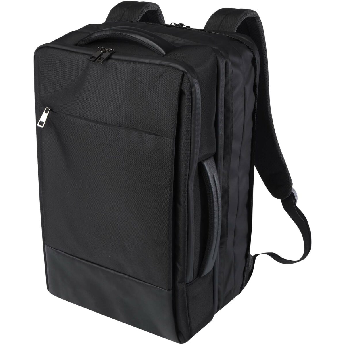 Expedition Pro 17" GRS recycled expandable laptop backpack 35L – Solid black extra view