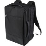 Expedition Pro 17" GRS recycled expandable laptop backpack 35L – Solid black extra view