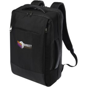 Expedition Pro 17" GRS recycled expandable laptop backpack 35L – Solid black with logo