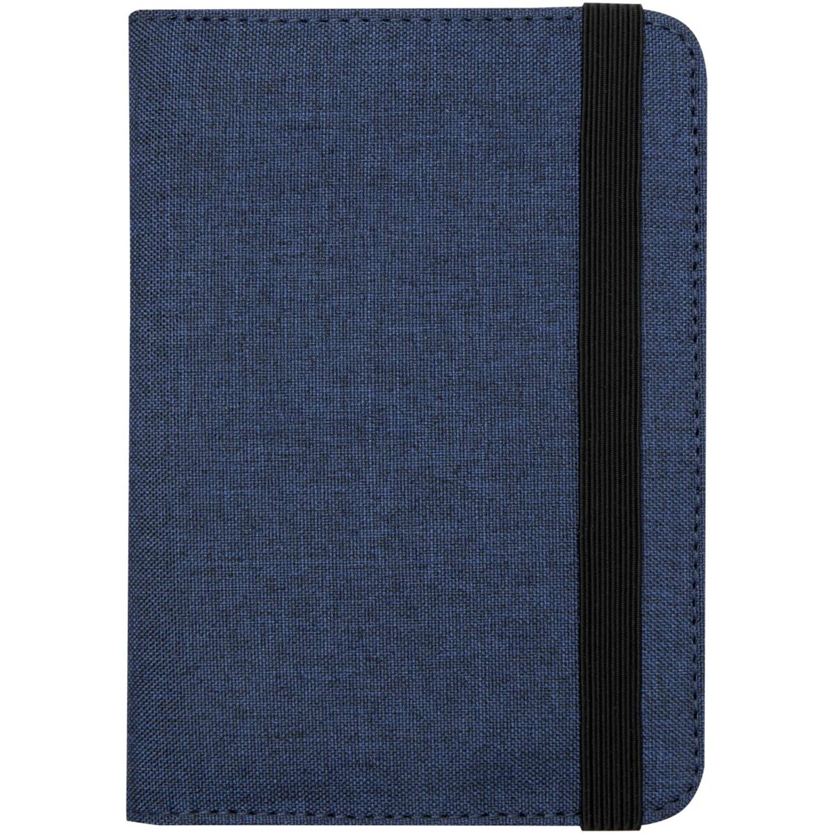 Ross GRS RPET RFID passport holder – Heather navy front view