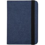 Ross GRS RPET RFID passport holder – Heather navy front view
