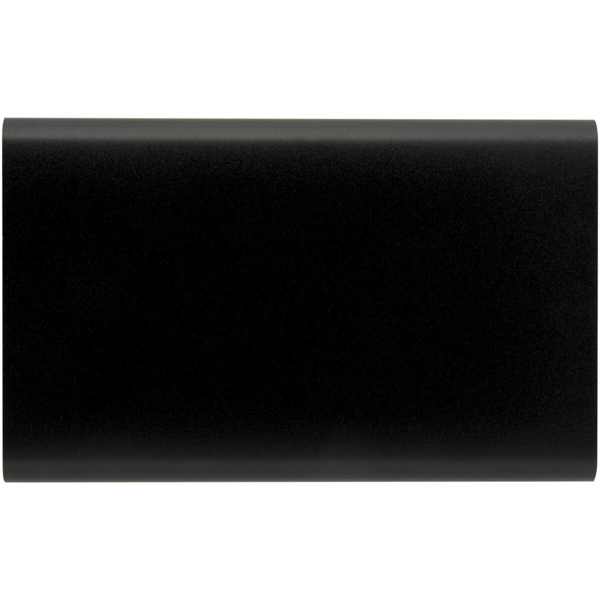 Pep 4000 mAh power bank – Solid black front view