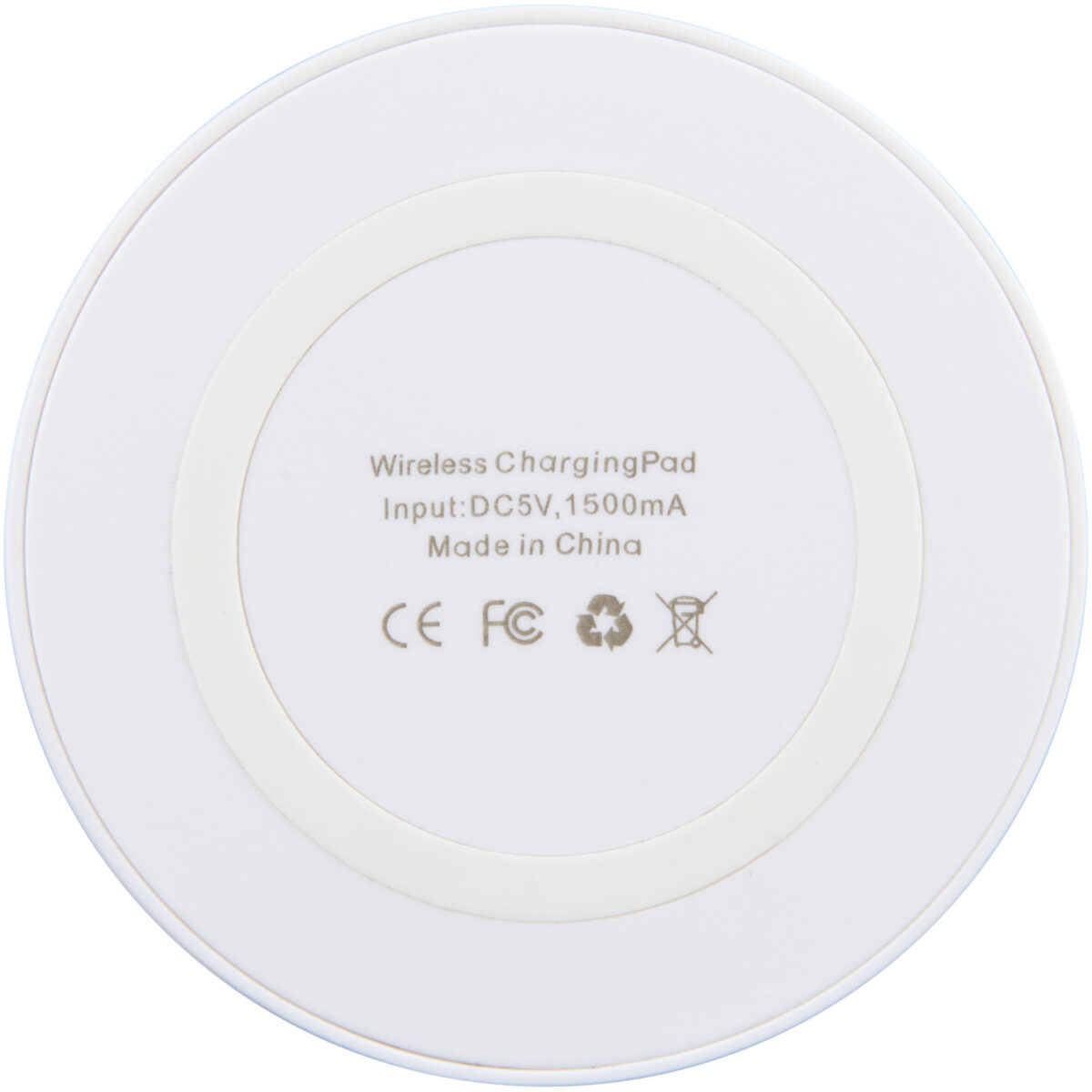 Freal 5W wireless charging pad – White back view