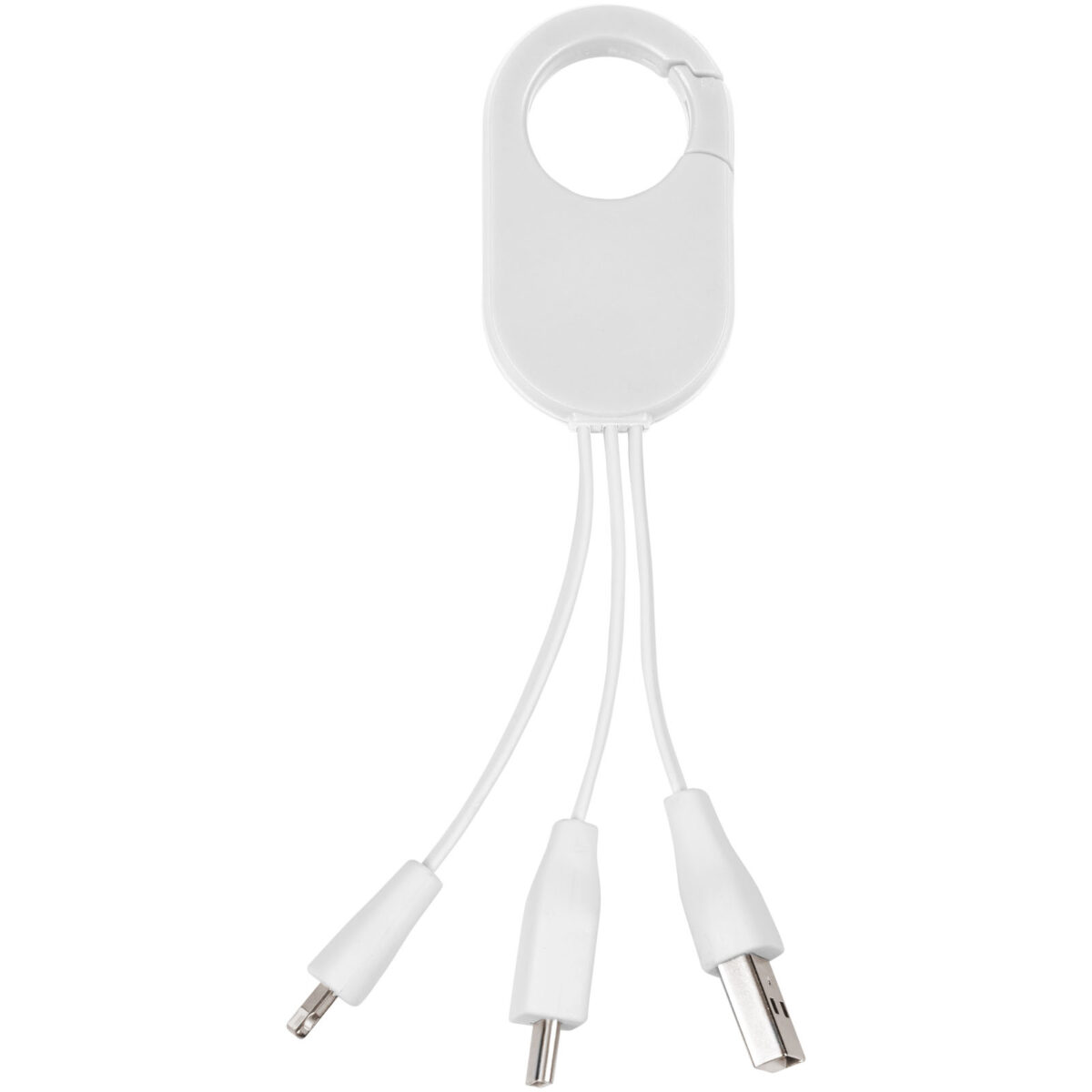 Troop 3-in-1 charging cable – White front view