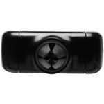 Grip car phone holder – Solid black back view