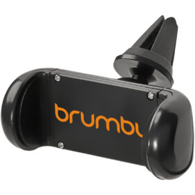 Grip car phone holder – Solid black with logo