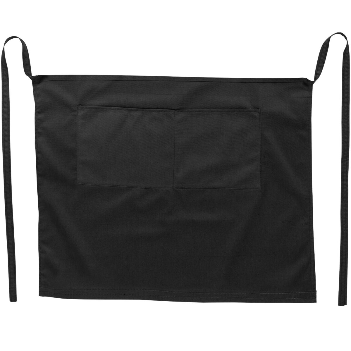 Skyla 240 g/m² apron – Solid black front view