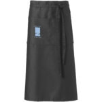 Skyla 240 g/m² apron – Solid black with logo