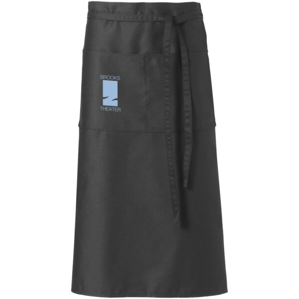 Skyla 240 g/m² apron – Solid black with logo