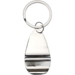 Don bottle opener keychain – Silver back view
