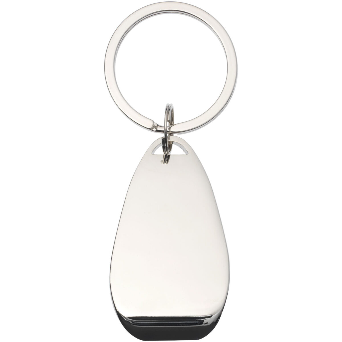 Don bottle opener keychain – Silver front view