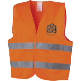 RFX™ See-me XL safety vest for professional use – Orange with logo