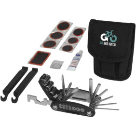 Wheelie bicycle repair kit – Solid black with logo