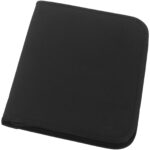 Berkely A4 zippered portfolio – Solid black extra view