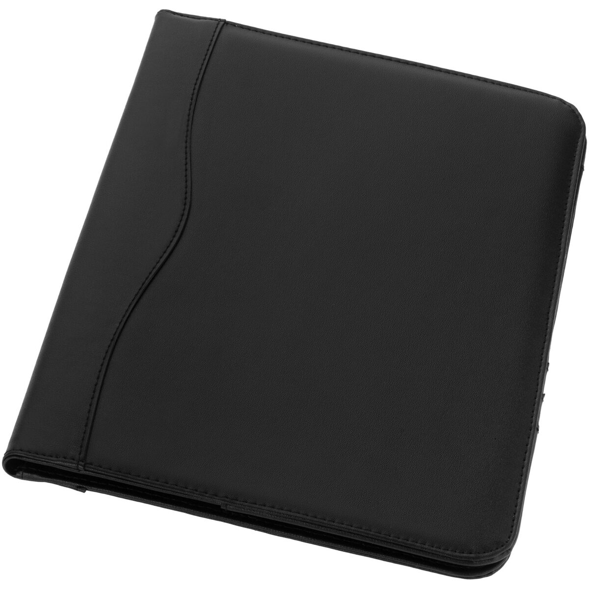 Ebony A4 portfolio – Solid black extra view