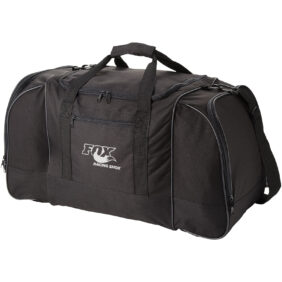 Nevada travel duffel bag 55L – Solid black with logo