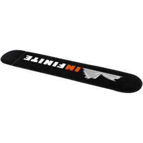 Nemo velvet single-pen pouch – Solid black with logo