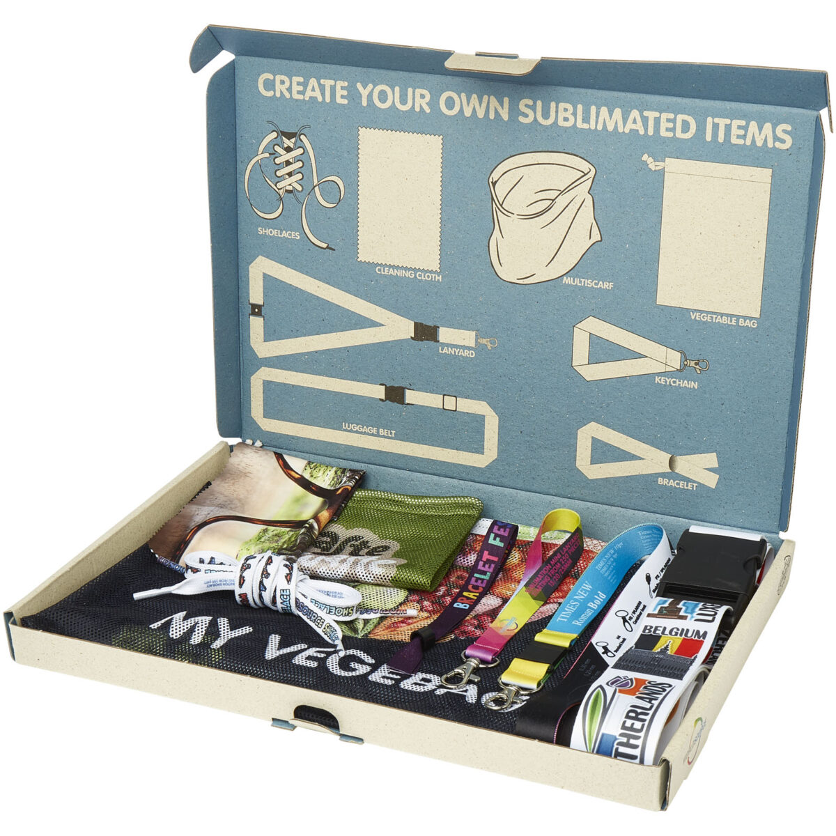 Sublimation sample box – White extra view