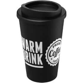 Americano® 350 ml insulated tumbler – Solid black with logo