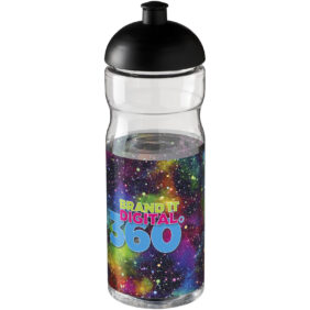 H2O Active® Base 650 ml dome lid sport bottle – Transparent with logo