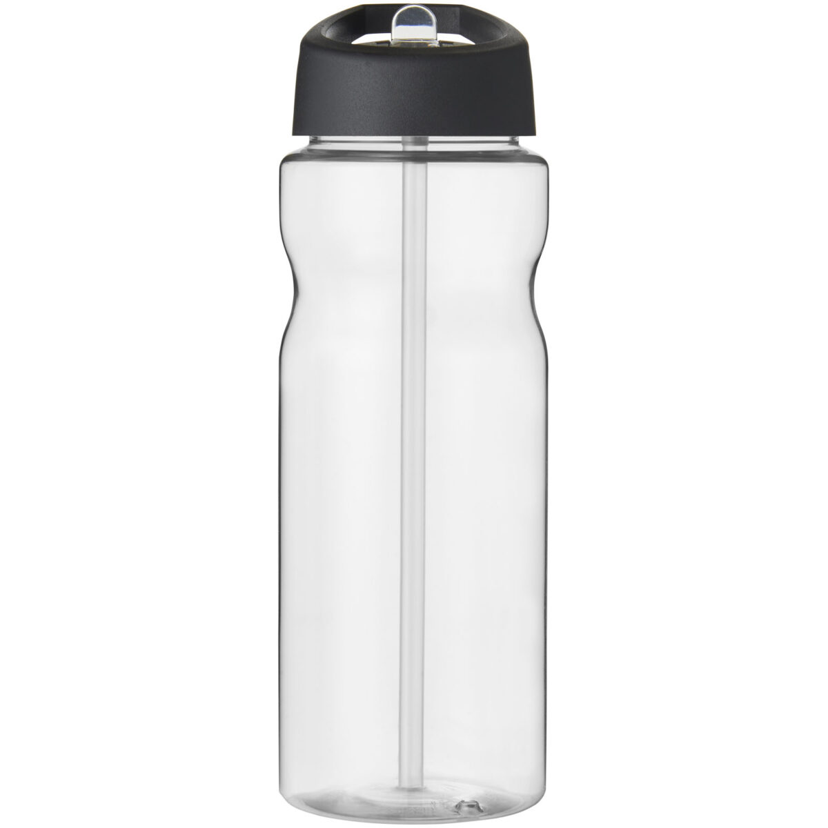 H2O Active® Base 650 ml spout lid sport bottle – Transparent front view