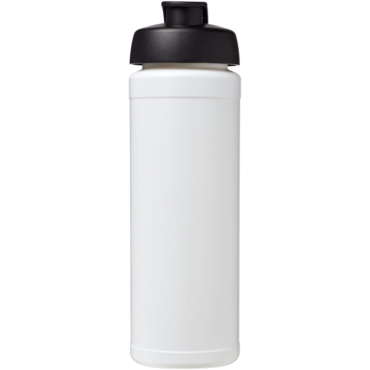 Baseline® Plus grip 750 ml flip lid sport bottle – White front view