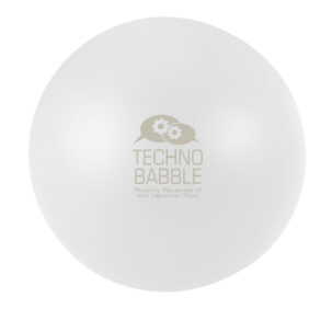 Stress Ball – White with logo