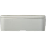 MIYO Renew single layer lunch box – Ivory white front view