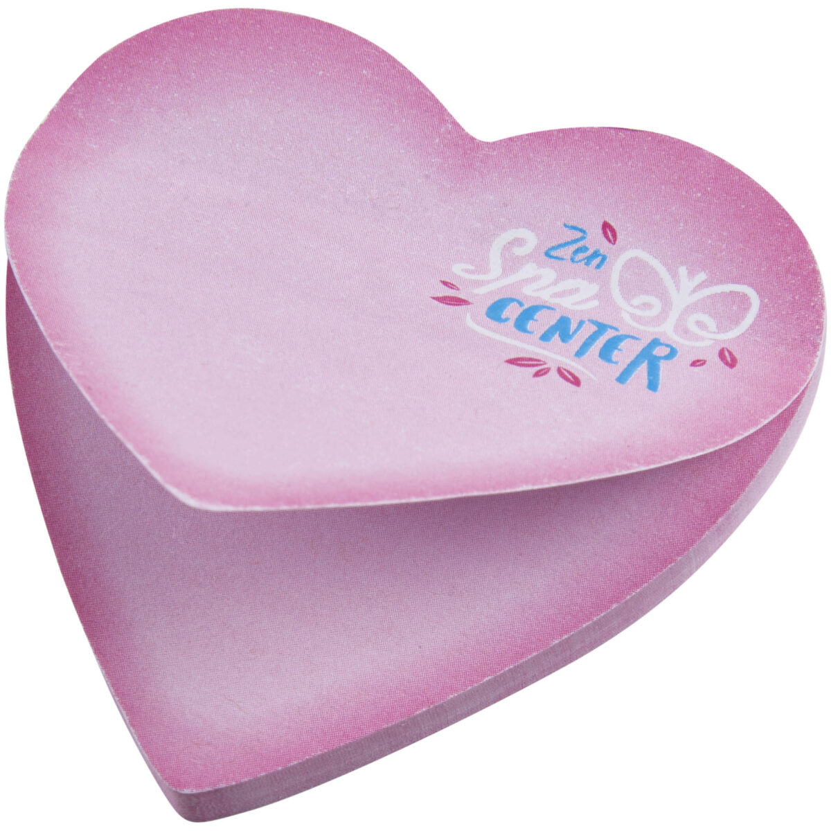 Sticky-Mate® heart-shaped recycled sticky notes – White extra view