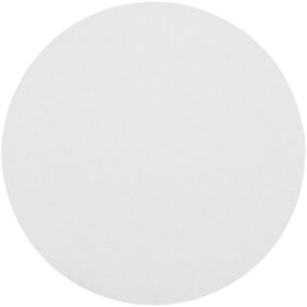 Sticky-Mate® circle-shaped recycled sticky notes – White front view