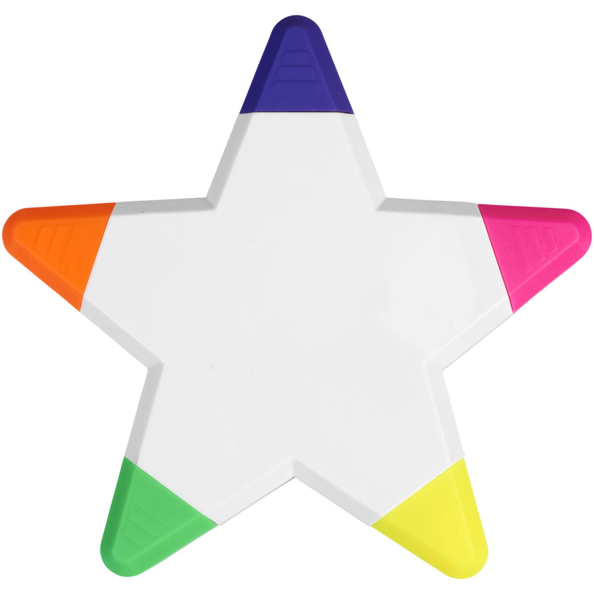 Solvig star highlighter – White front view