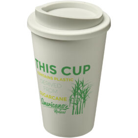 Americano®­­ Renew 350 ml insulated tumbler – Ivory white with logo