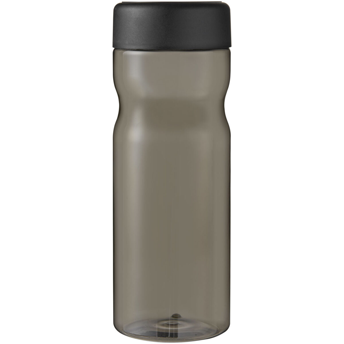 H2O Active® Eco Base 650 ml screw cap water bottle – Charcoal front view