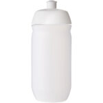 HydroFlex™ Clear 500 ml squeezy sport bottle – White front view