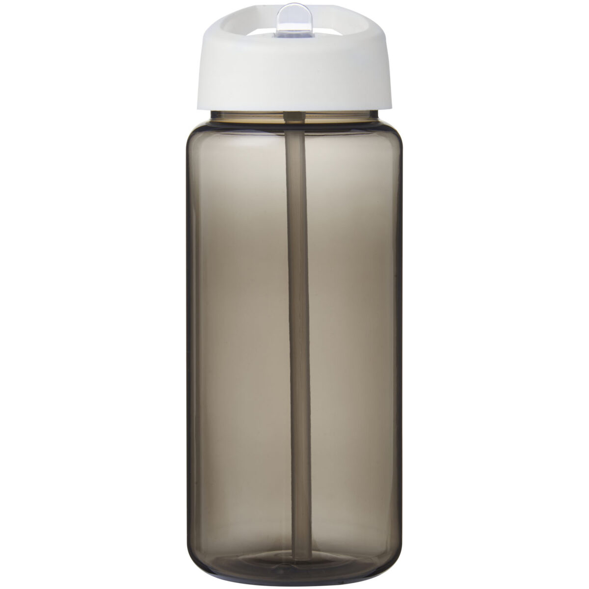 H2O Active® Octave Tritan™ 600 ml spout lid sport bottle – Charcoal front view