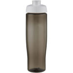 H2O Active® Eco Tempo 700 ml flip lid sport bottle – White front view