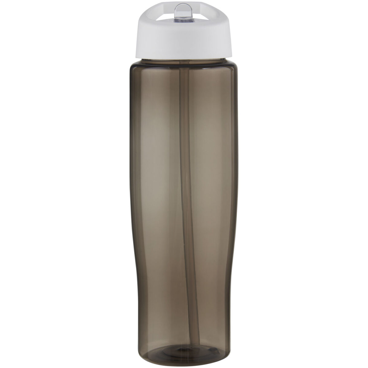 H2O Active® Eco Tempo 700 ml spout lid sport bottle – White front view