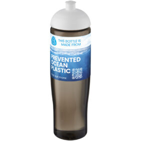 H2O Active® Eco Tempo 700 ml dome lid sport bottle – White with logo