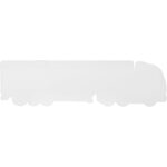 Tait 15 cm lorry-shaped recycled plastic ruler – White back view