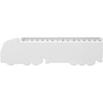 Tait 15 cm lorry-shaped recycled plastic ruler – White front view